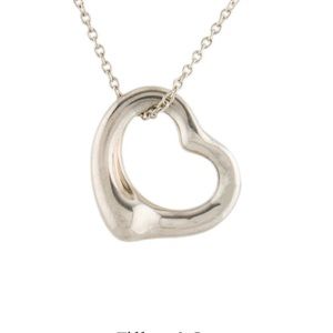 Tiffany heart necklace, the real real has it now. Listed as 195